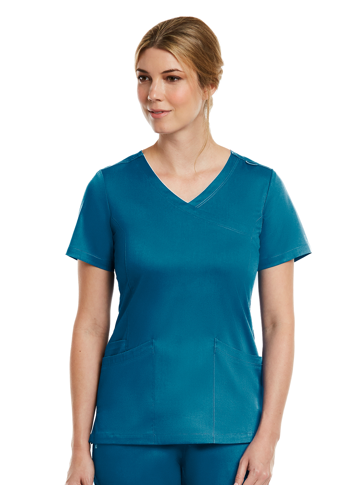 Maevn - Matrix - Women's Three-Pocket Curved Mock Wrap Top 36
