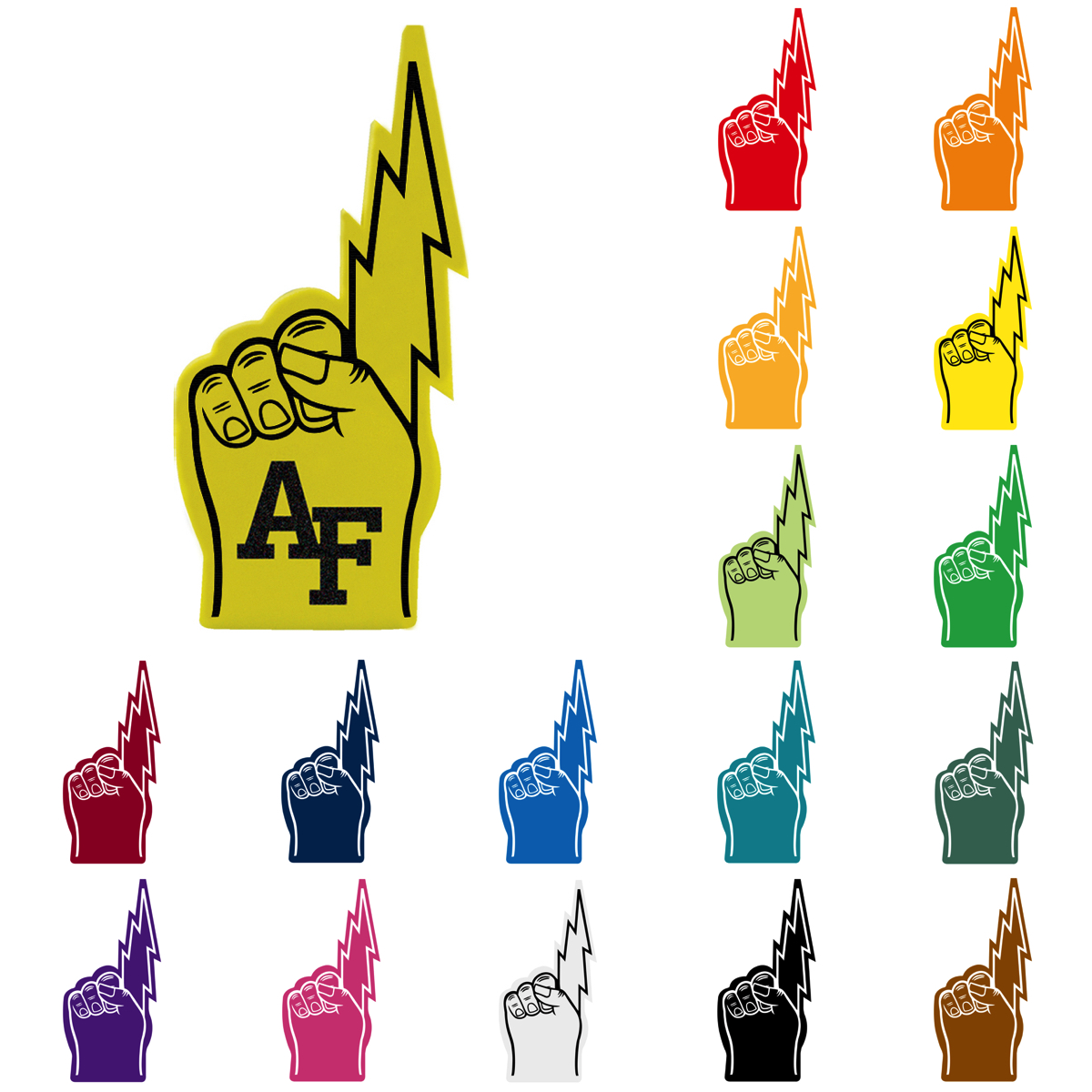 18" Lightning Bolt Hand 7