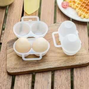 Dual Egg Container Holder With Carabiner 2