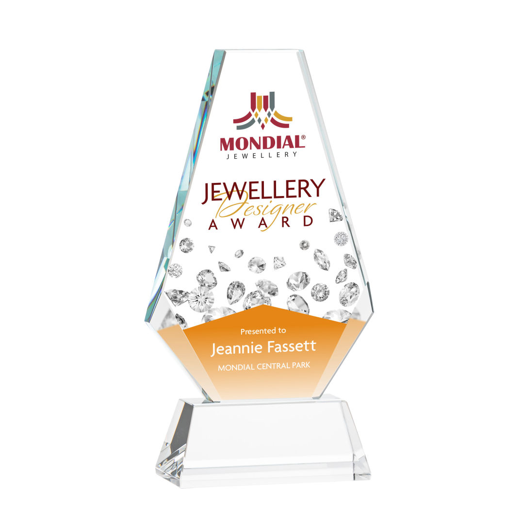 Kingsley VividPrint™ Award on Newhaven Base - Clear 7