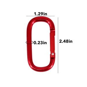 Durable Square Aluminum Carabiners 14