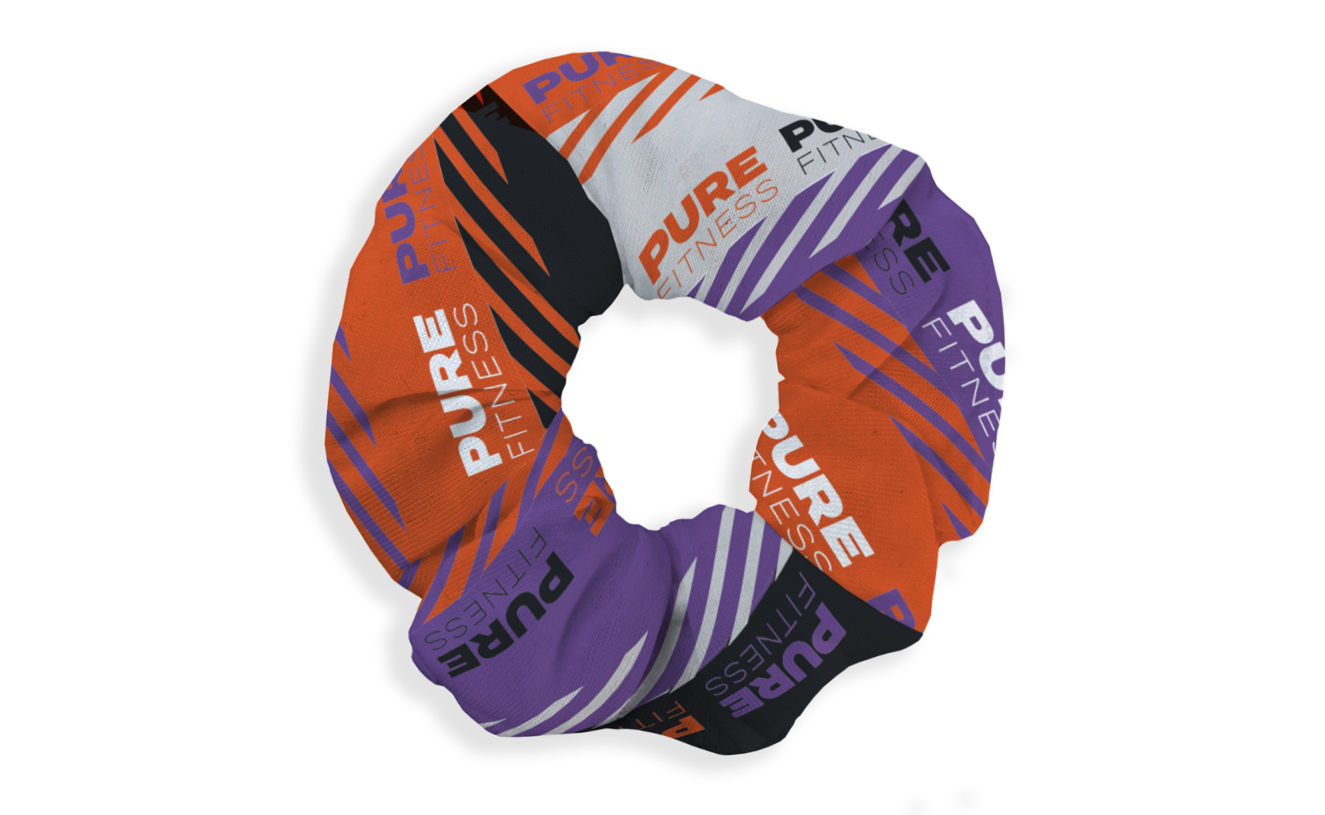 Premium Soft-Touch Knit Full-Color Scrunchie