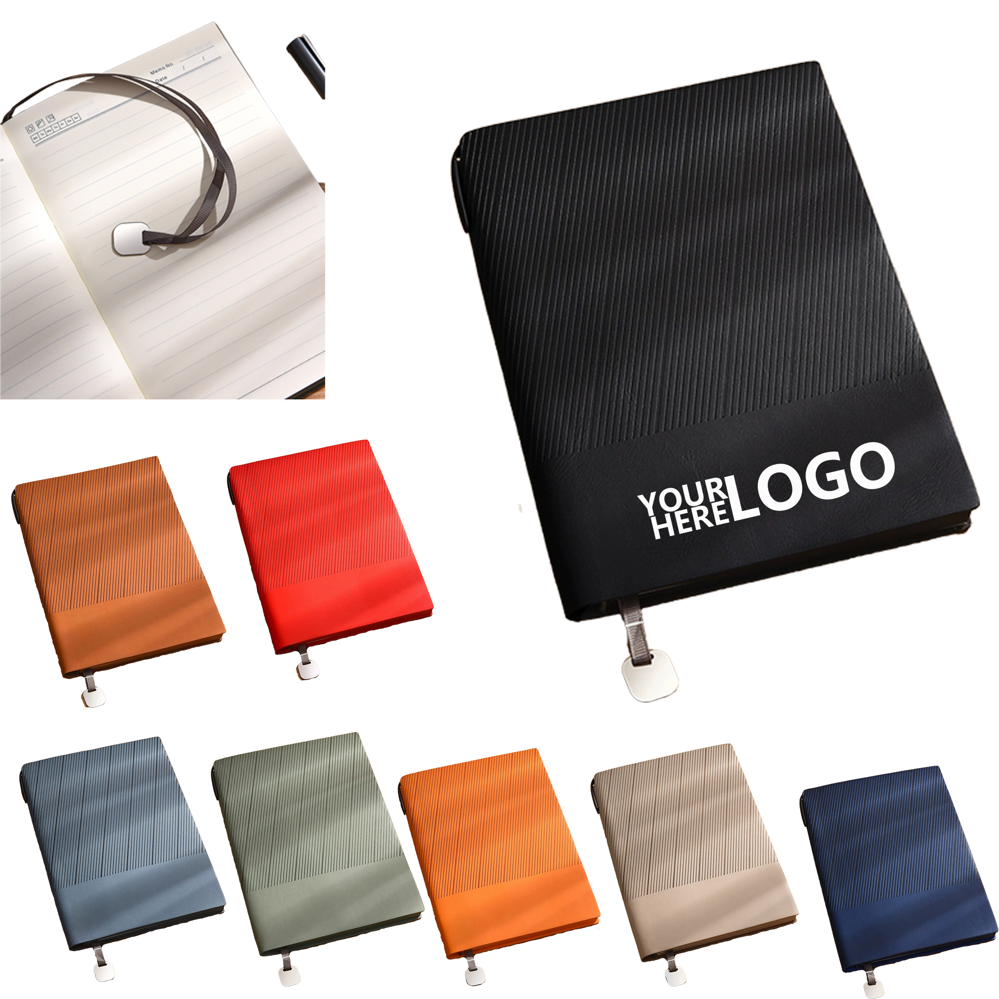 Synthetic Leather A5 Notebook for Office Use 3
