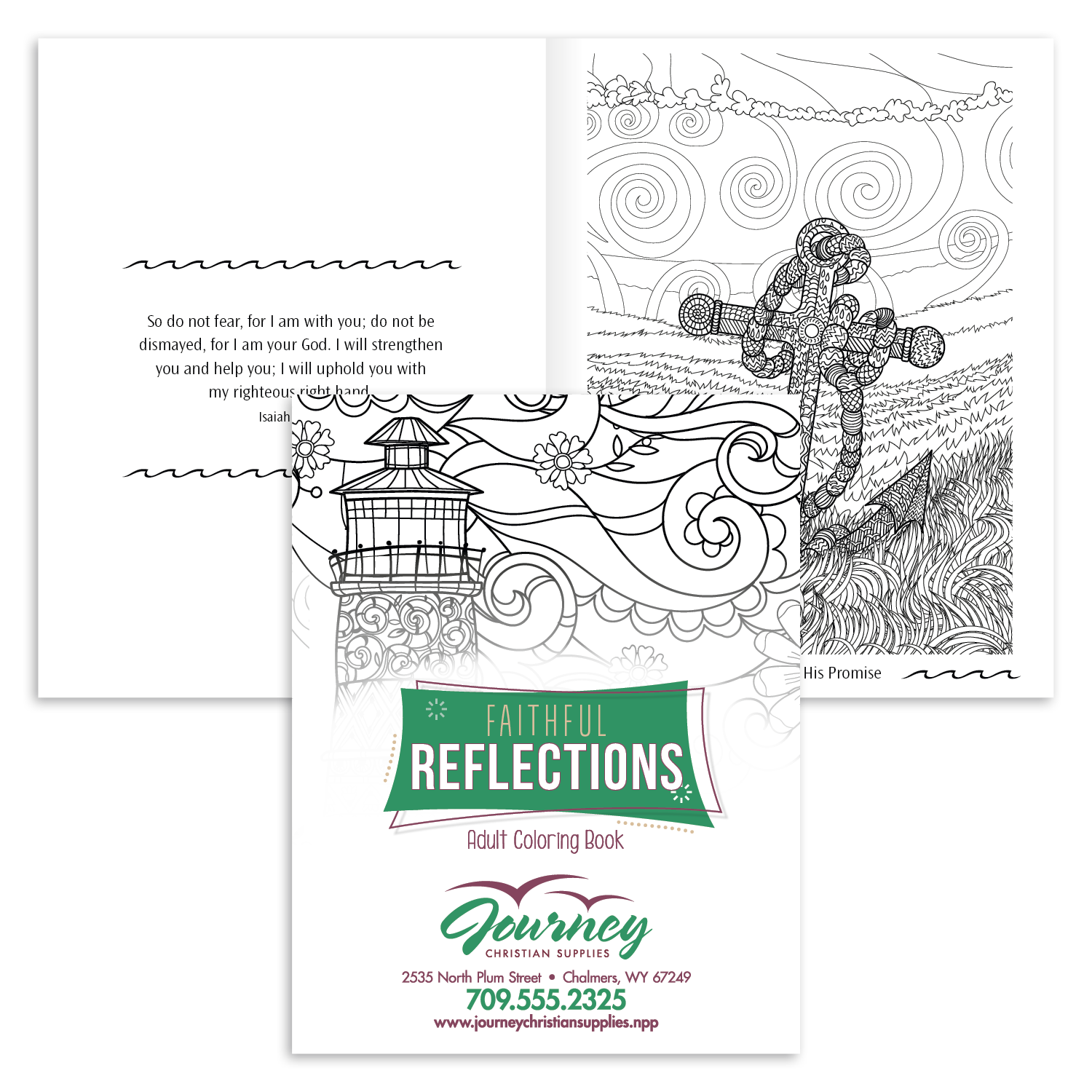 Good Value™ Faithful Reflections Adult Coloring Book 34