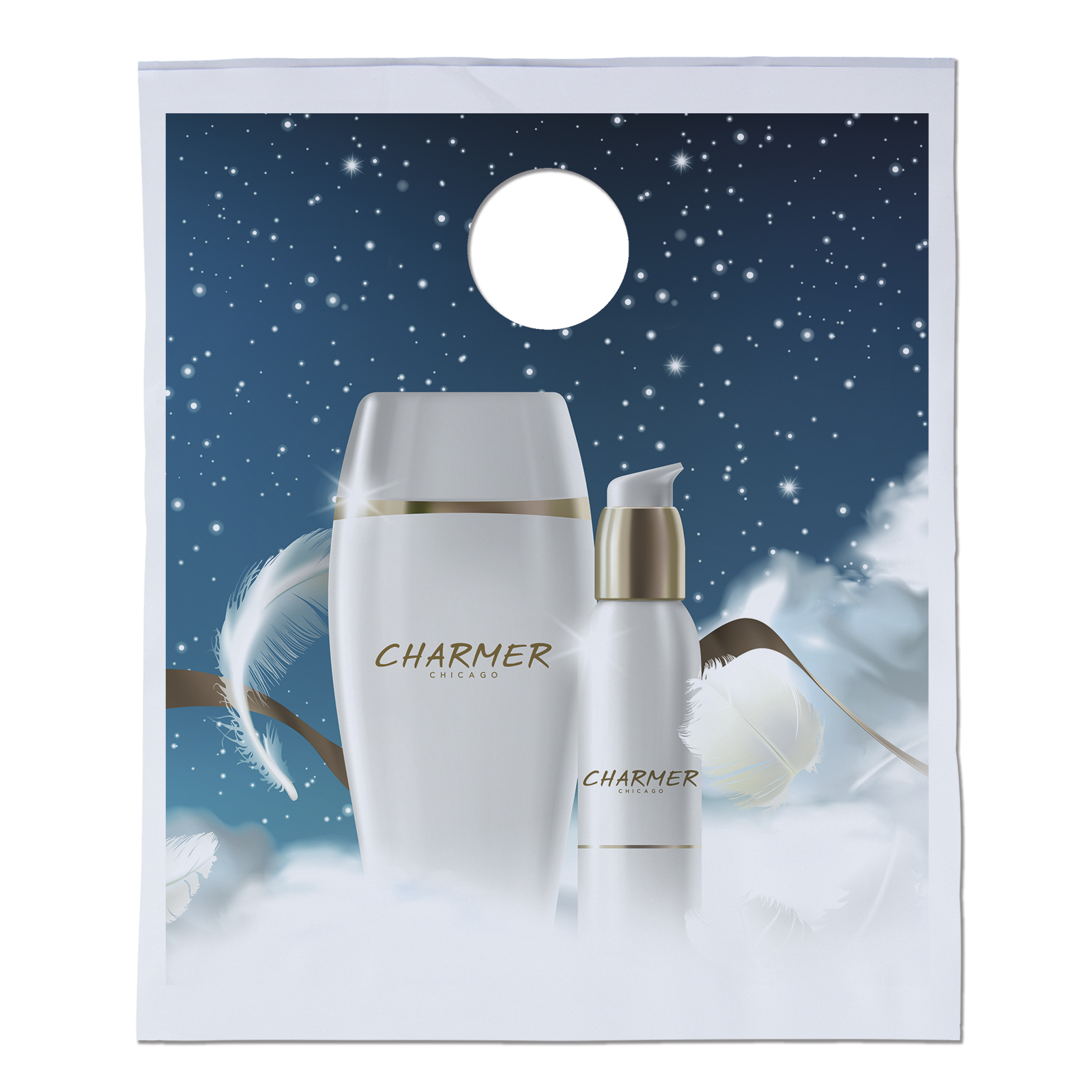 7 1/2W x 9H Digital Full Color Doorknob Bag