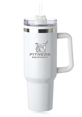 40 oz. Hugo Plastic Interior Stainless Steel Travel Mugs 11