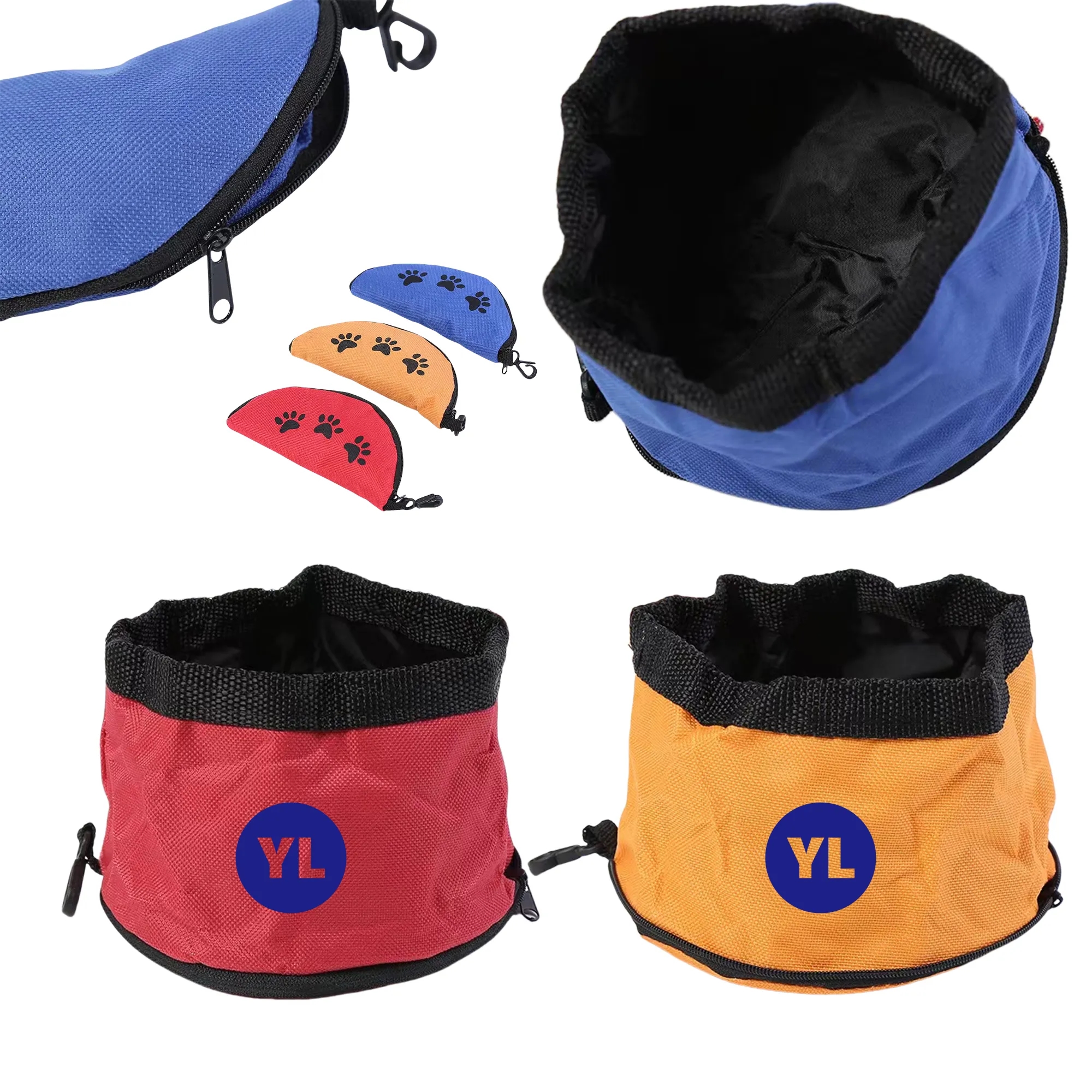 Oxford Collapsible Pet Bowl Outdoor Travel 2