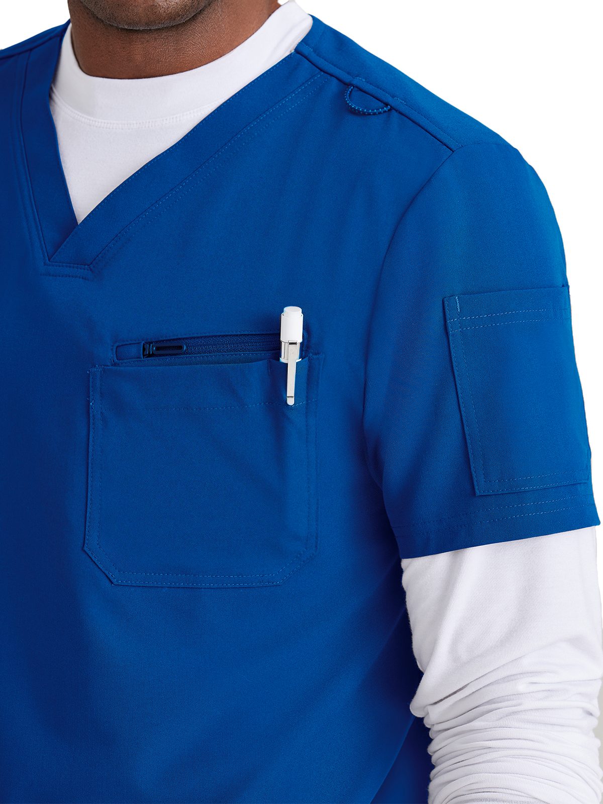 Barco Unify - Men's Three-Pocket V-Neck Rally Scrub Top 16