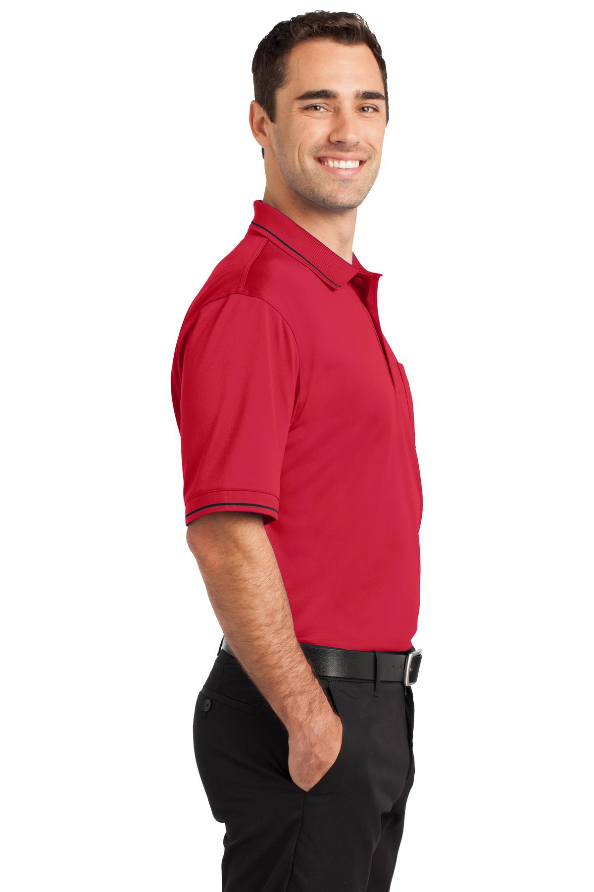 CornerStone Select Snag-Proof Tipped Pocket Polo. CS415 13