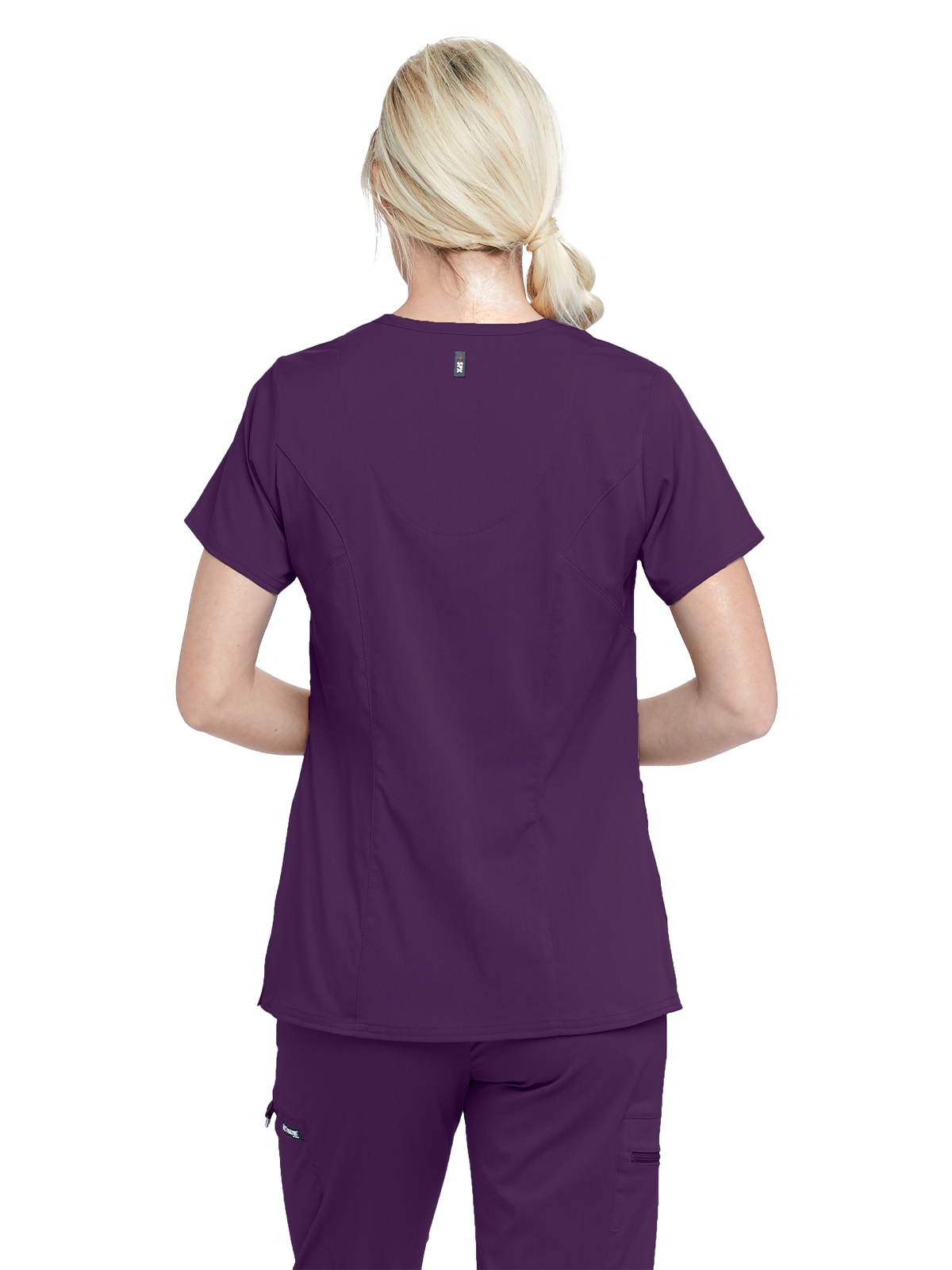 Grey's Anatomy Spandex Stretch - Women's Three-Pocket V-Neck Kim Scrub Top 13