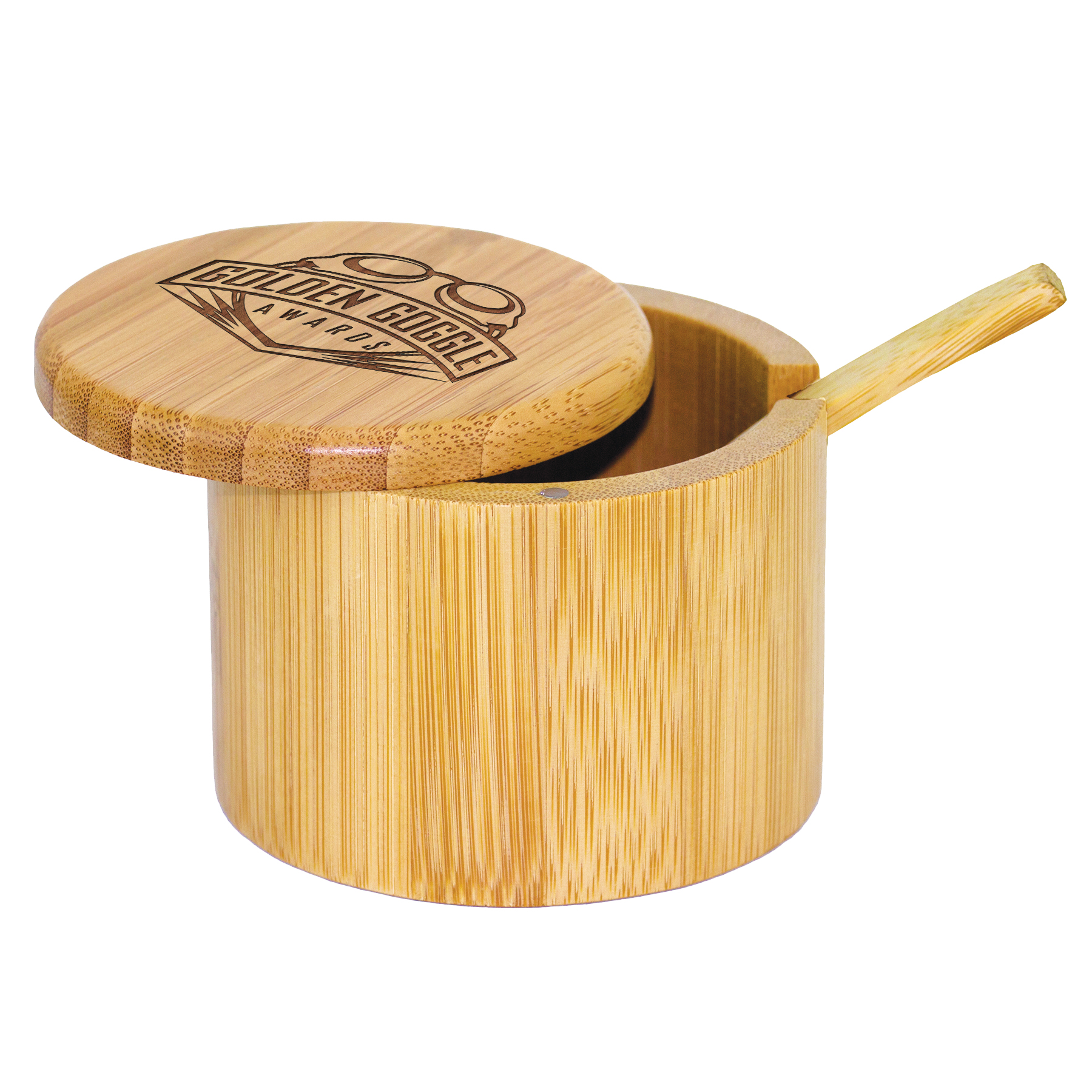 Little Dipper Bamboo Salt Box with Spoon