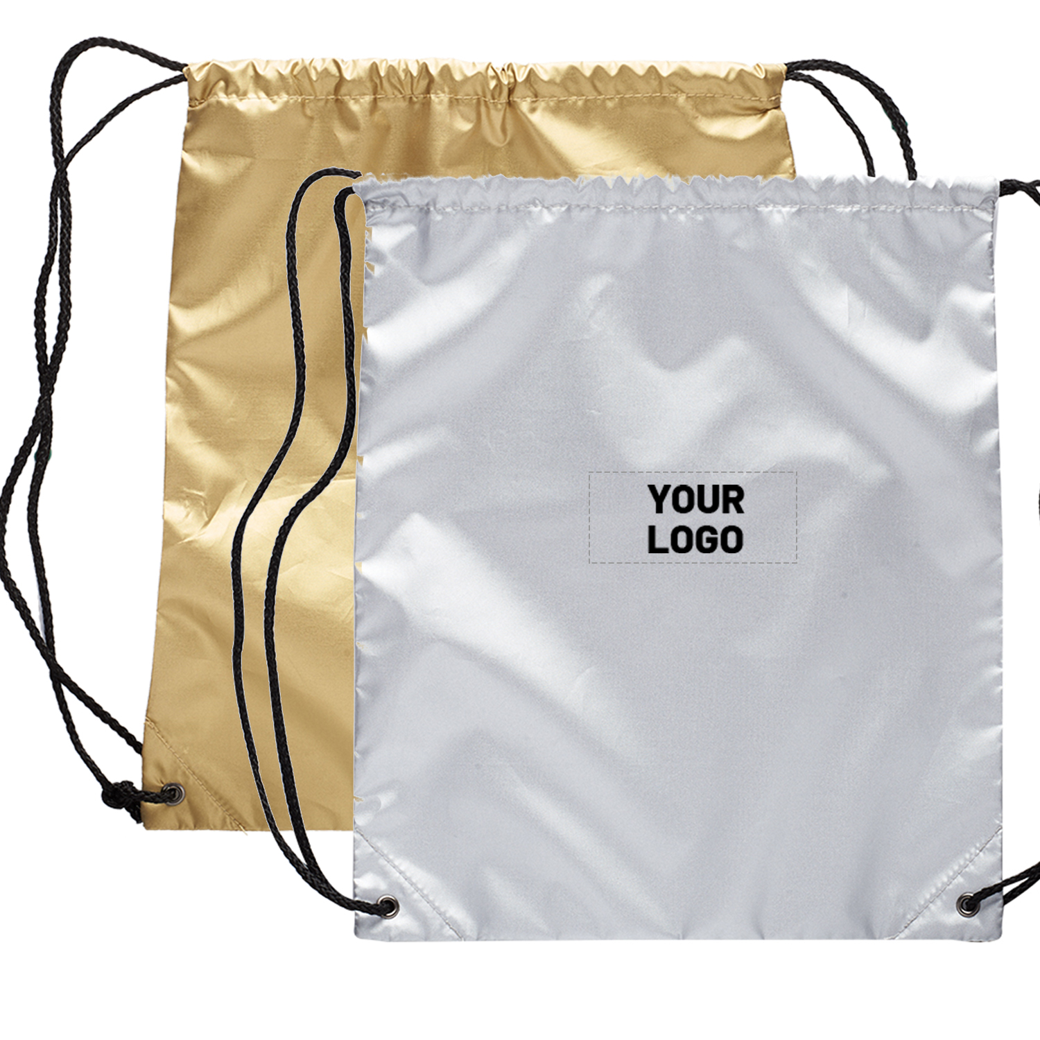 Shiny Drawstring Backpack 2