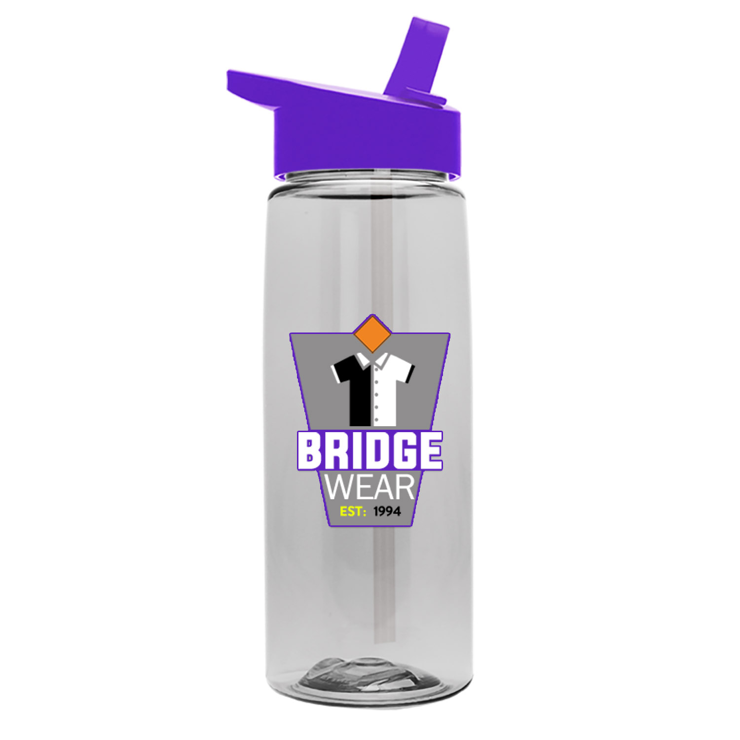 Garyline® Flair Tritan® Bottle with Flip-Straw Lid - 26 oz. 748