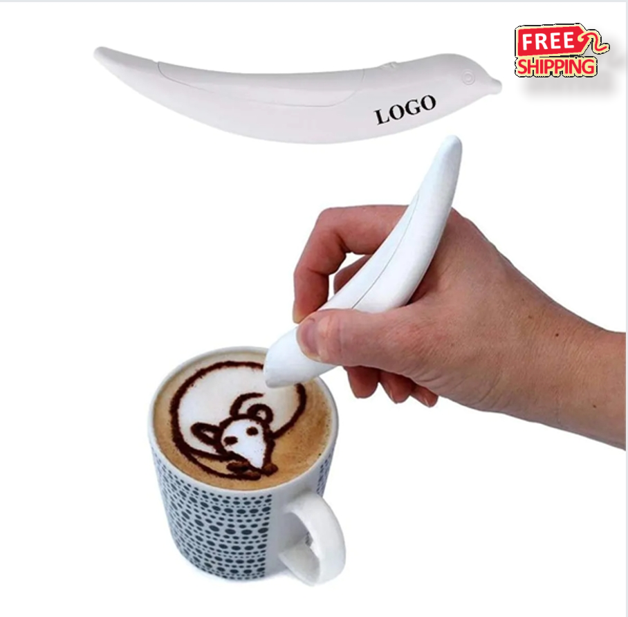 Rechargeable Latte Art Pen for Cappuccino and Desserts 3
