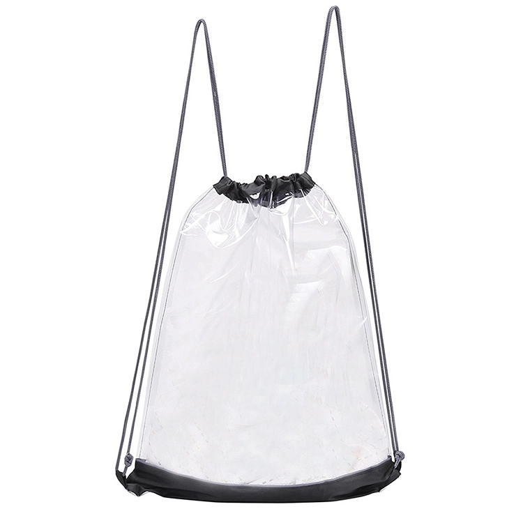 Promotional Clear Plastic Drawstring Bag 5