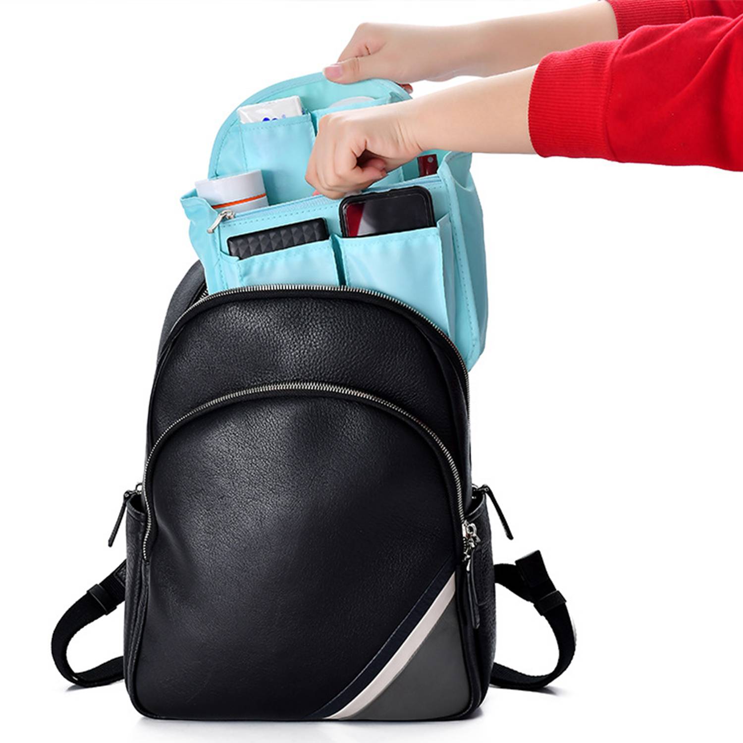 Mini Backpack Organizer Insert Small Shoulder Bag 4