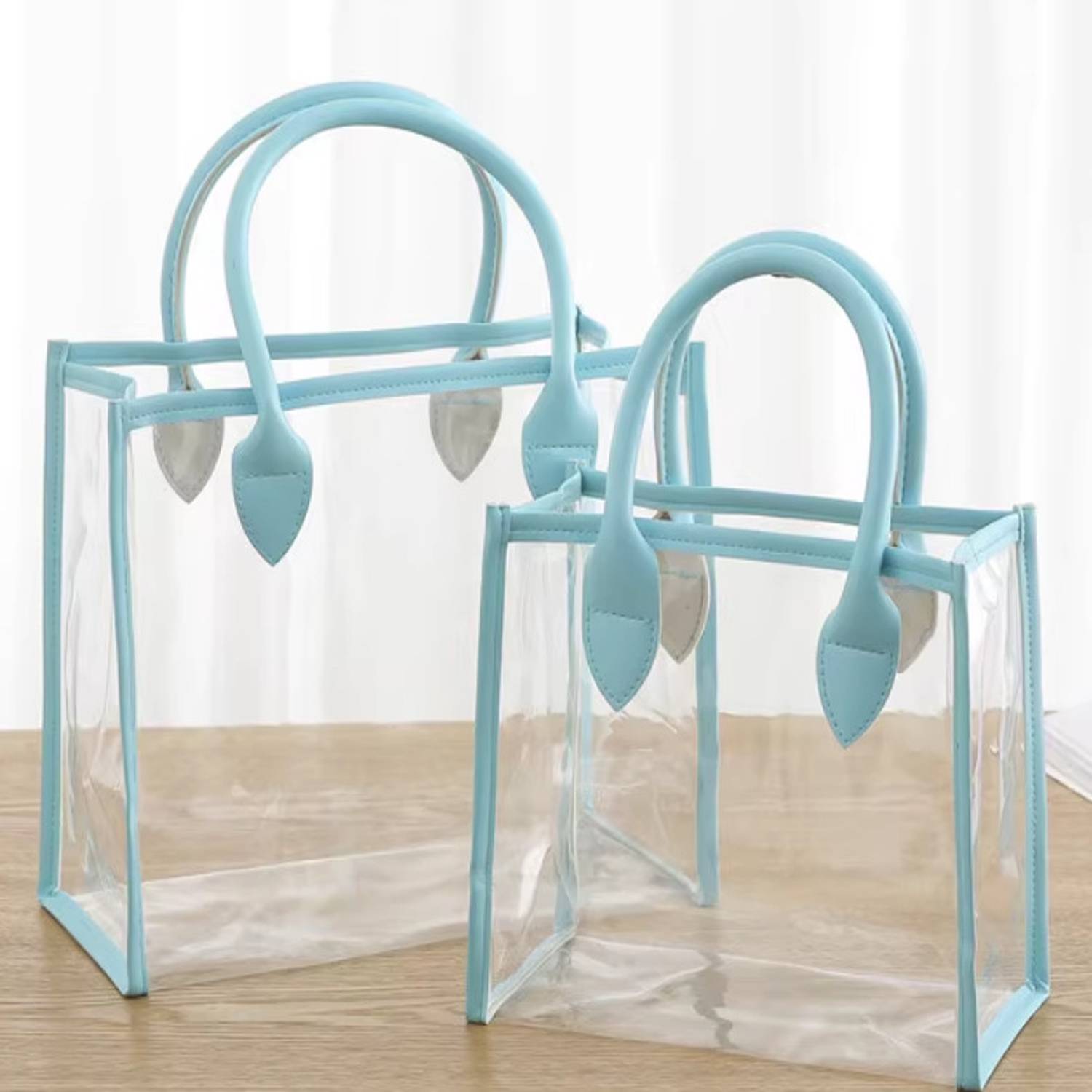 Durable Waterproof PVC Transparent Tote Bag 5