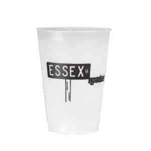 10 oz. frosted flexible plastic cup 2