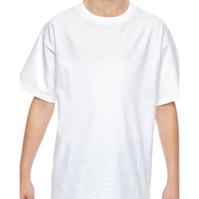 Hanes Youth 4.5 Oz., 100% Ringspun Cotton Nano-T® T-Shirt 12