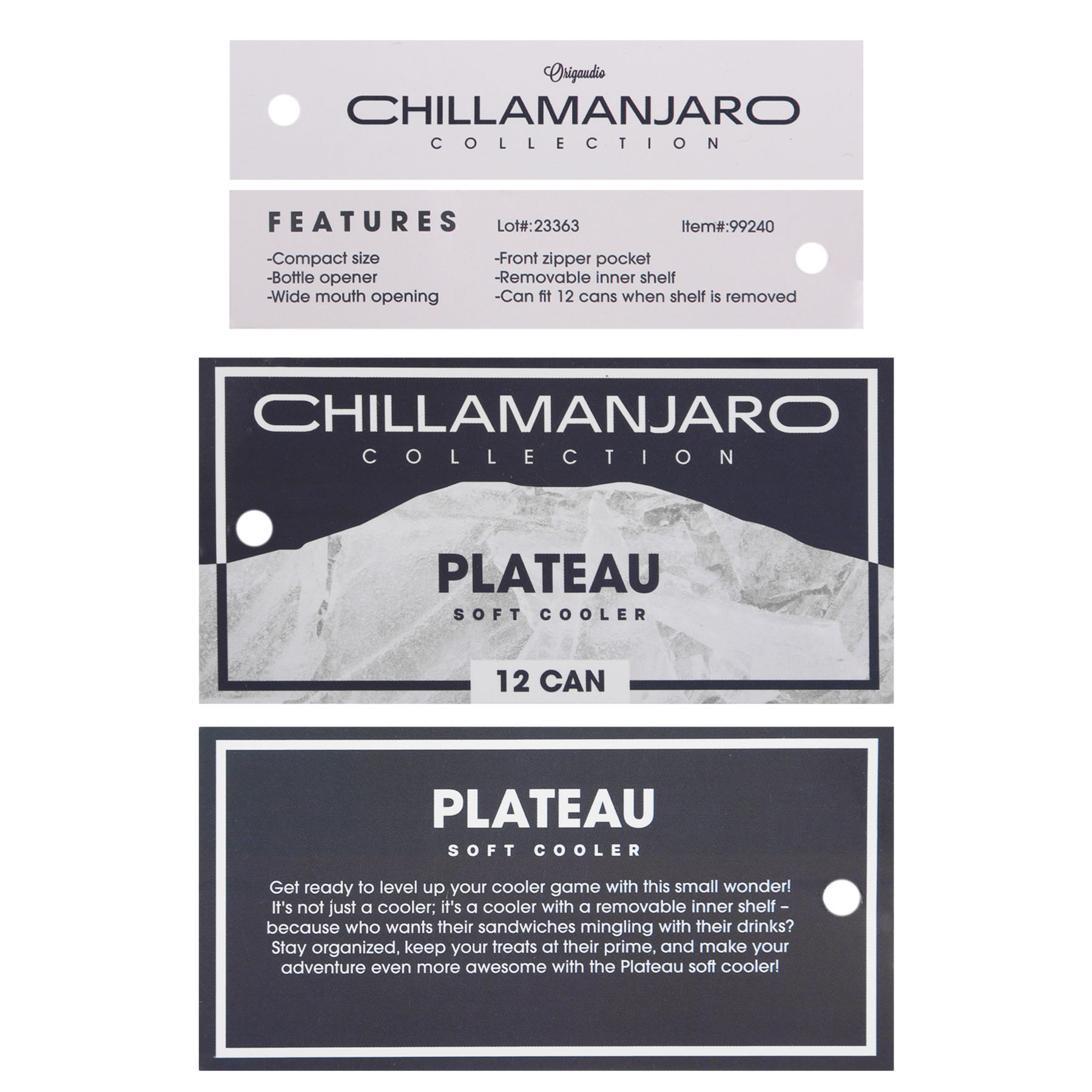 Chillamanjaro™ 12 Can Plateau Cooler Bag 6