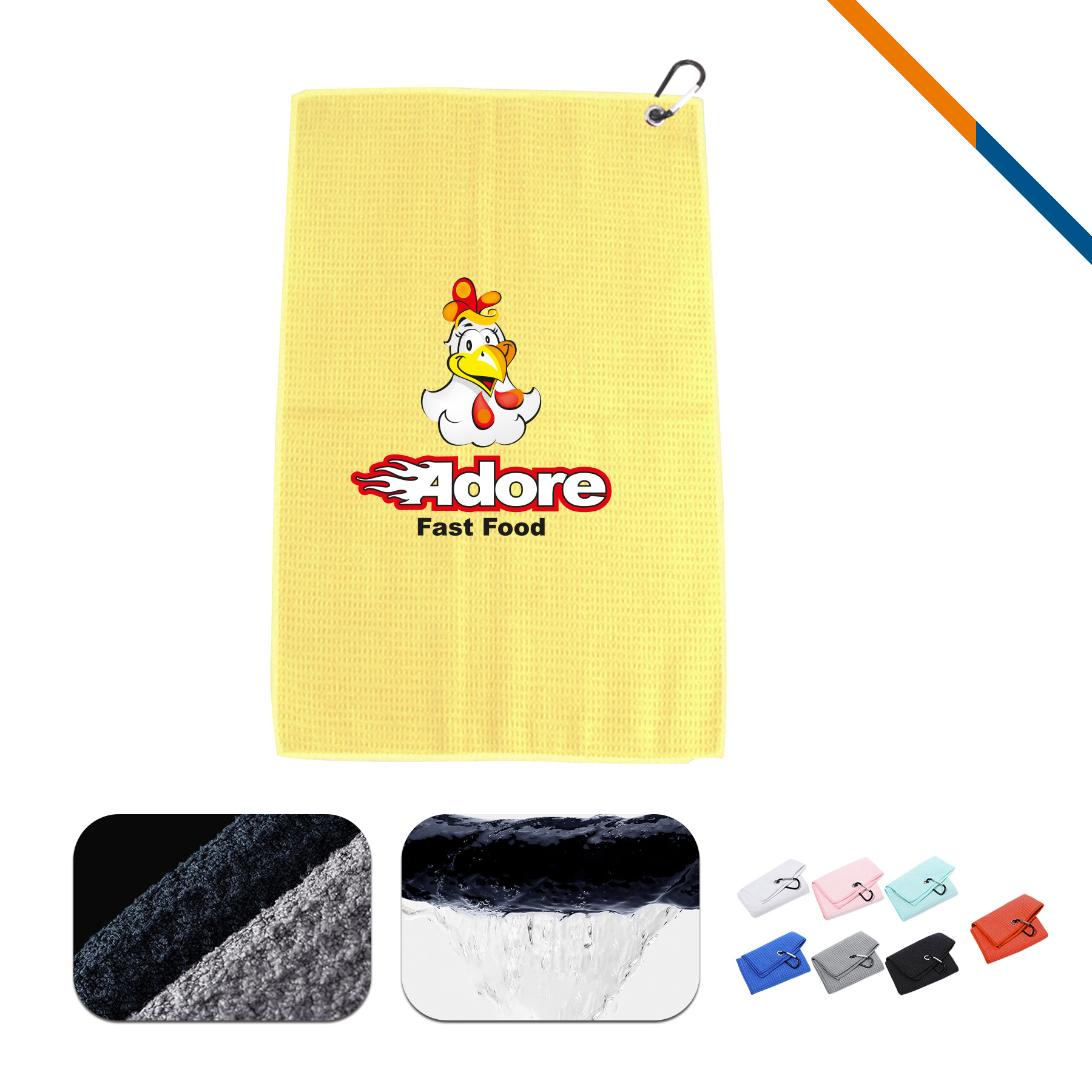 Wipix Microfiber Golf Towel 7