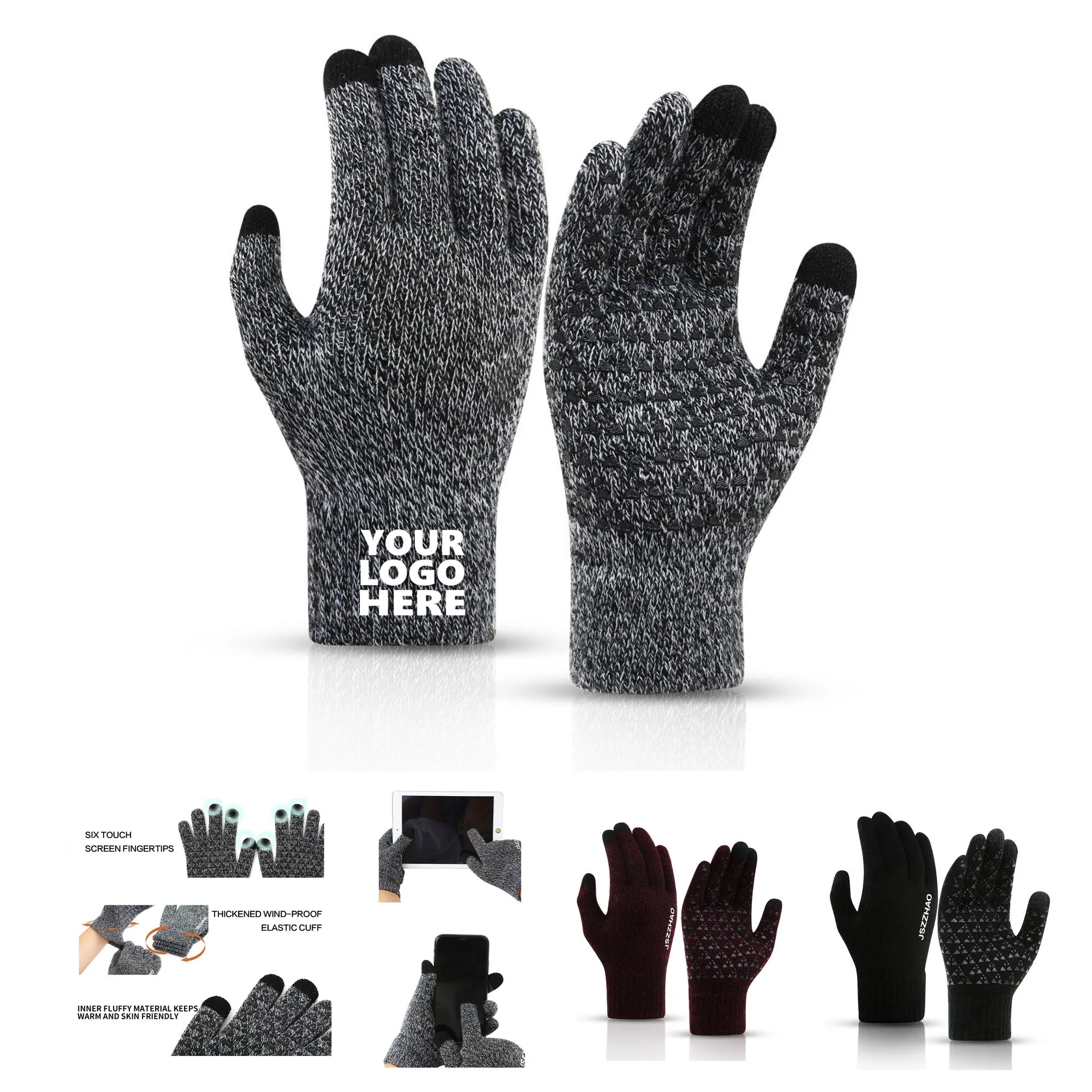 Touch Screen Warm Knit Glove