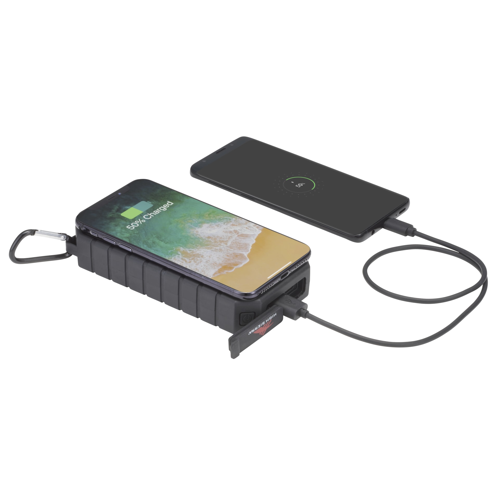 High Sierra® IPX 5 Solar Fast Wireless Power Bank 56