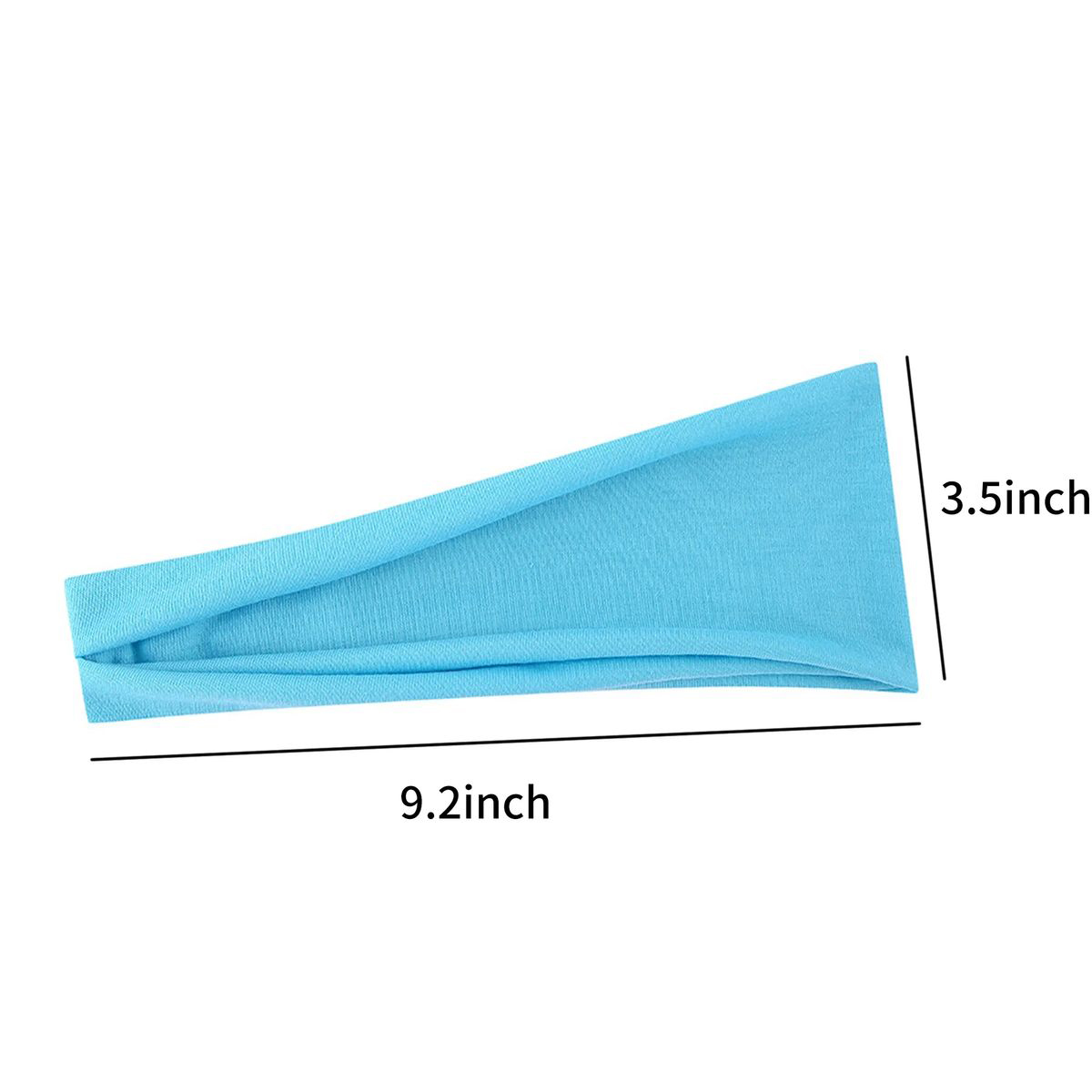 Polyester Moisture Wicking Sweat Headband 5