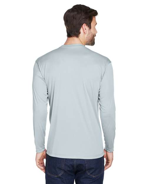 Men's Cool & Dry Sport Long Sleeve Performance Interlock T-Shirt - 8422 32