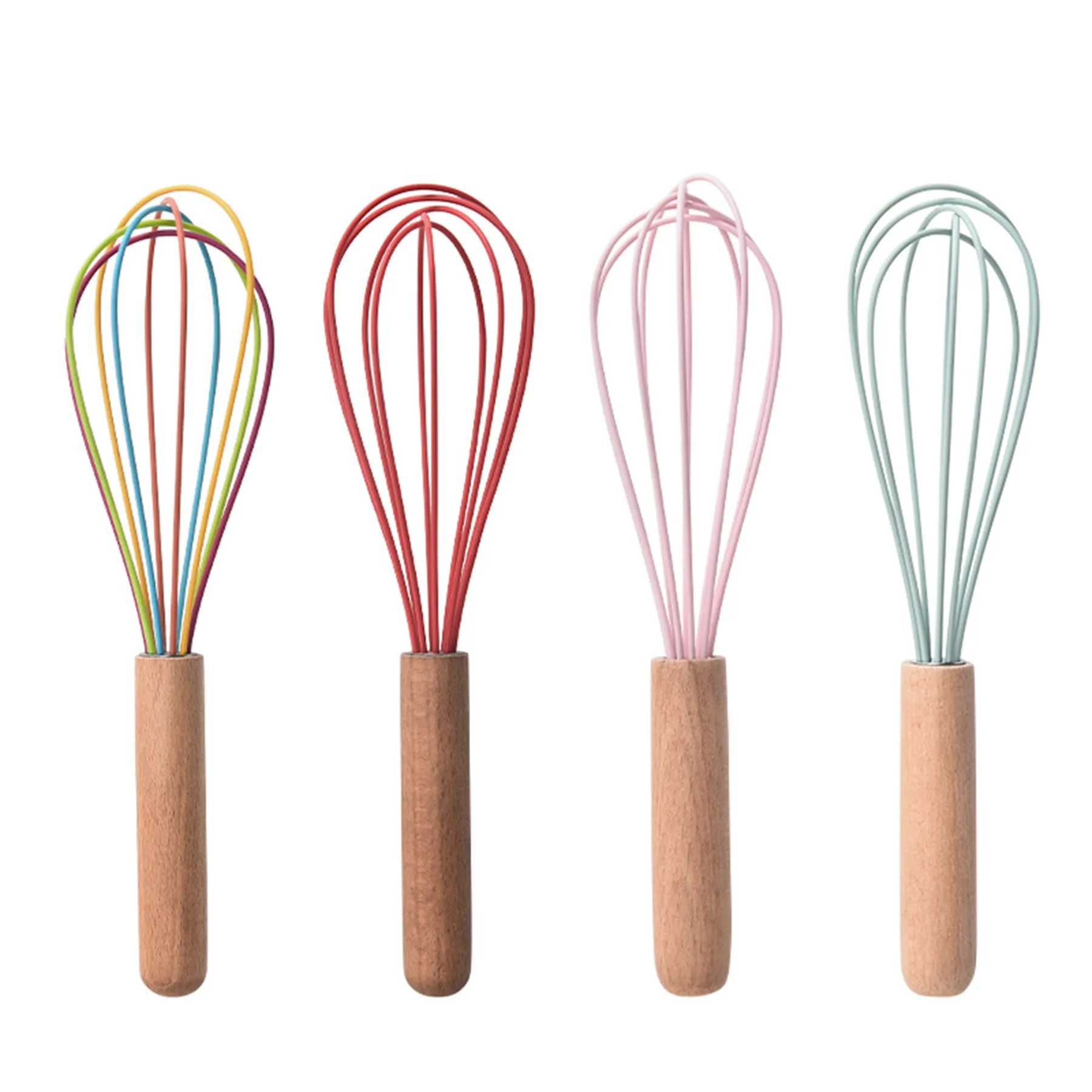 Wood Kitchen Baking Manual Egg Beater 7