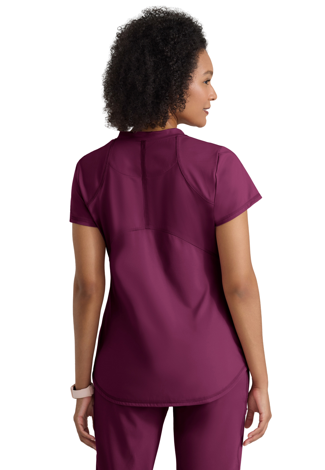 Grey's Anatomy Knit Stretch - Women's Two-Pocket V-Neck Define Scrub Top 10