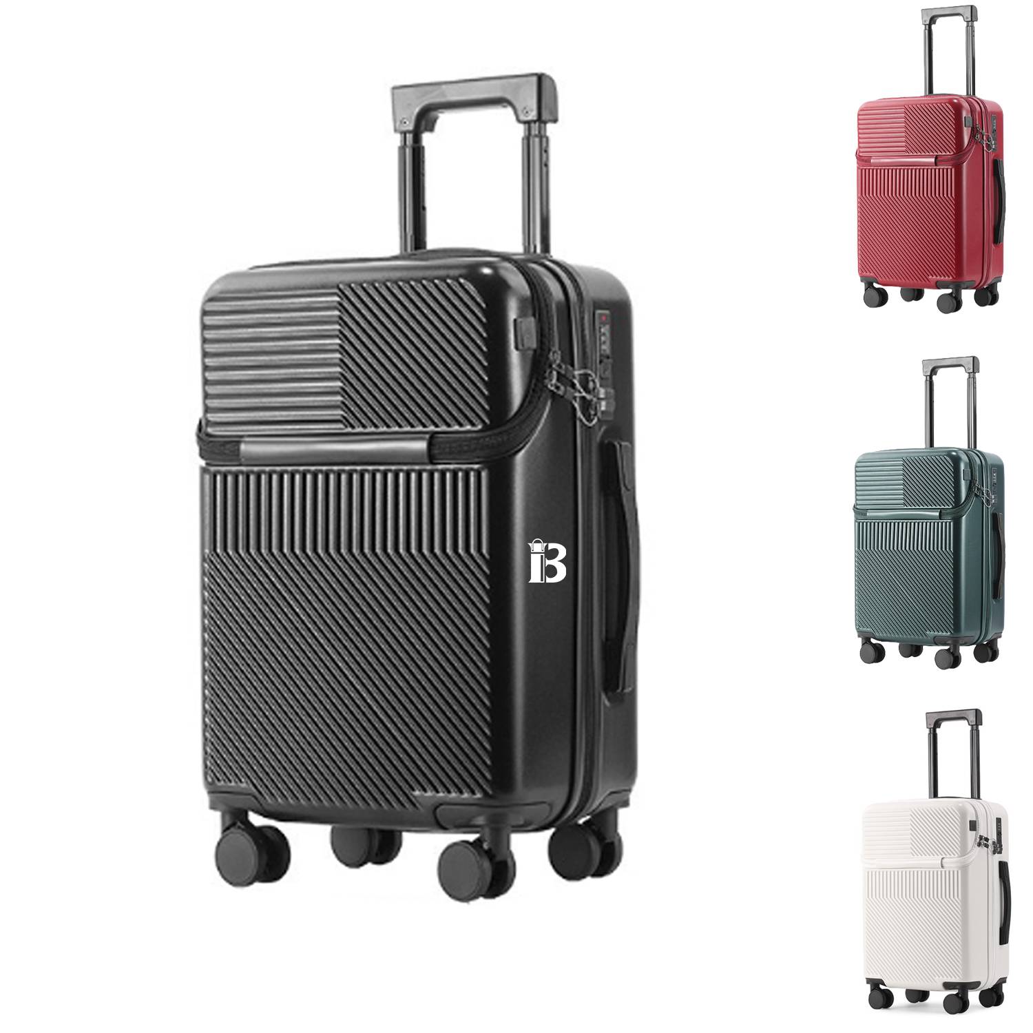 Premium Unisex Suitcase, custom luggage with logo imprint 9