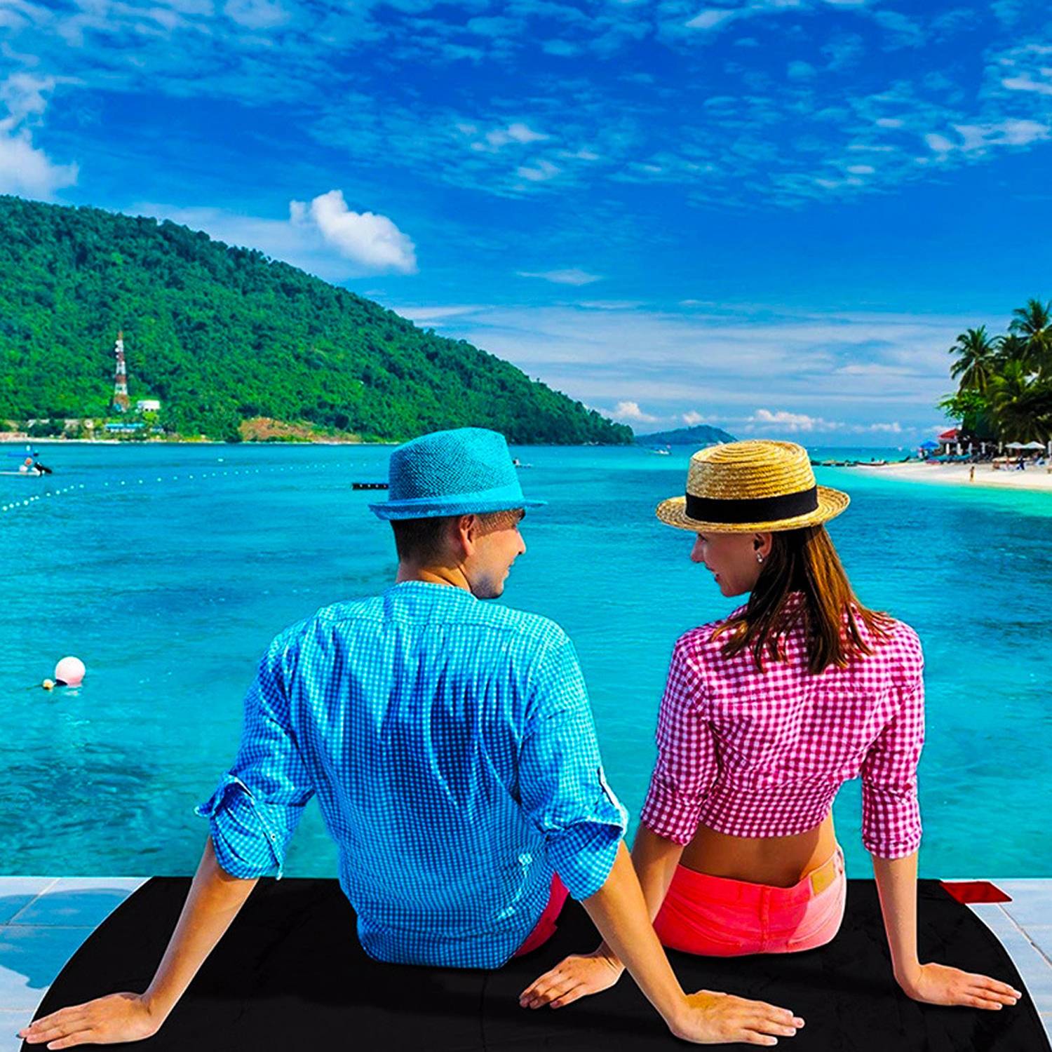 Portable Foldable Picnic Moisture Proof Beach Mat 2