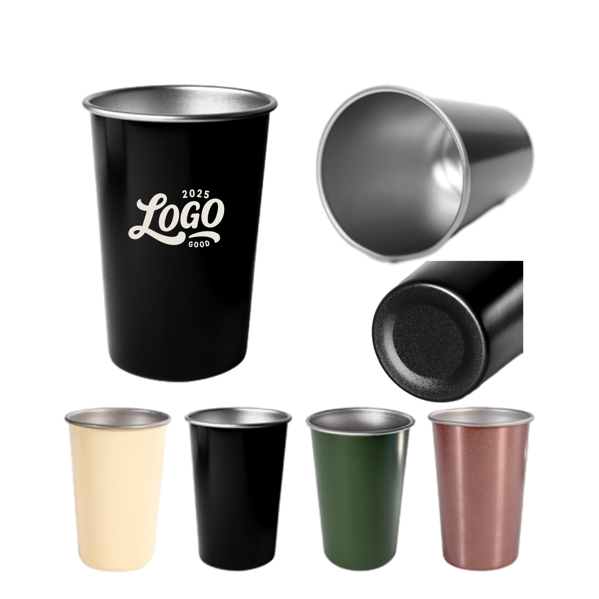 Durable And Reusable 12oz Stainless Steel Coffee Cup 2