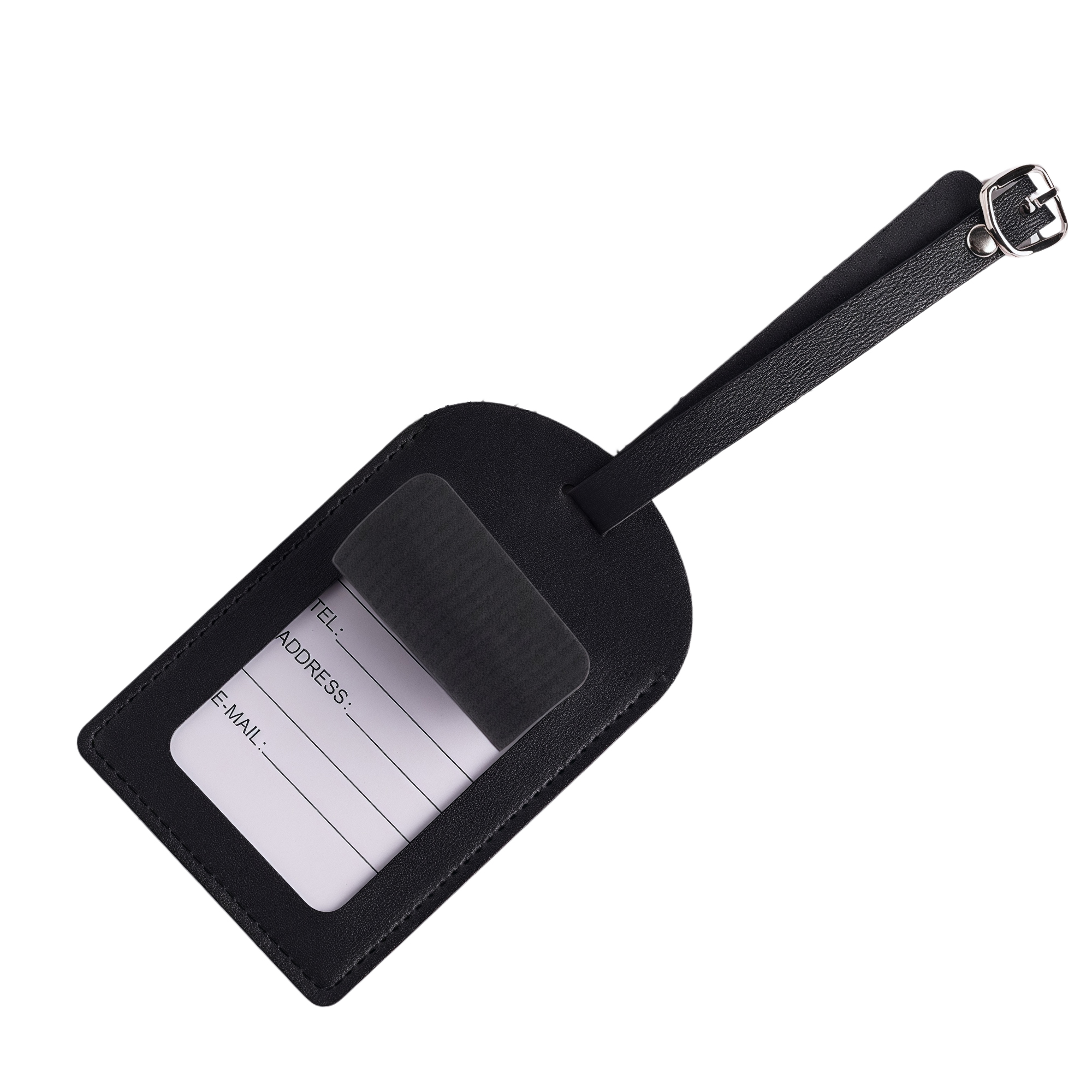 PU Leather Luggage Tag with Window 6