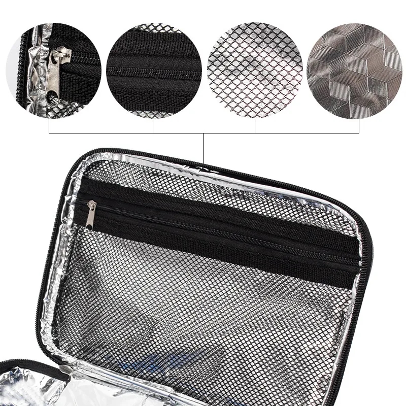 Small Capacity Portable Oxford Cloth Insulated Lunch Box 6