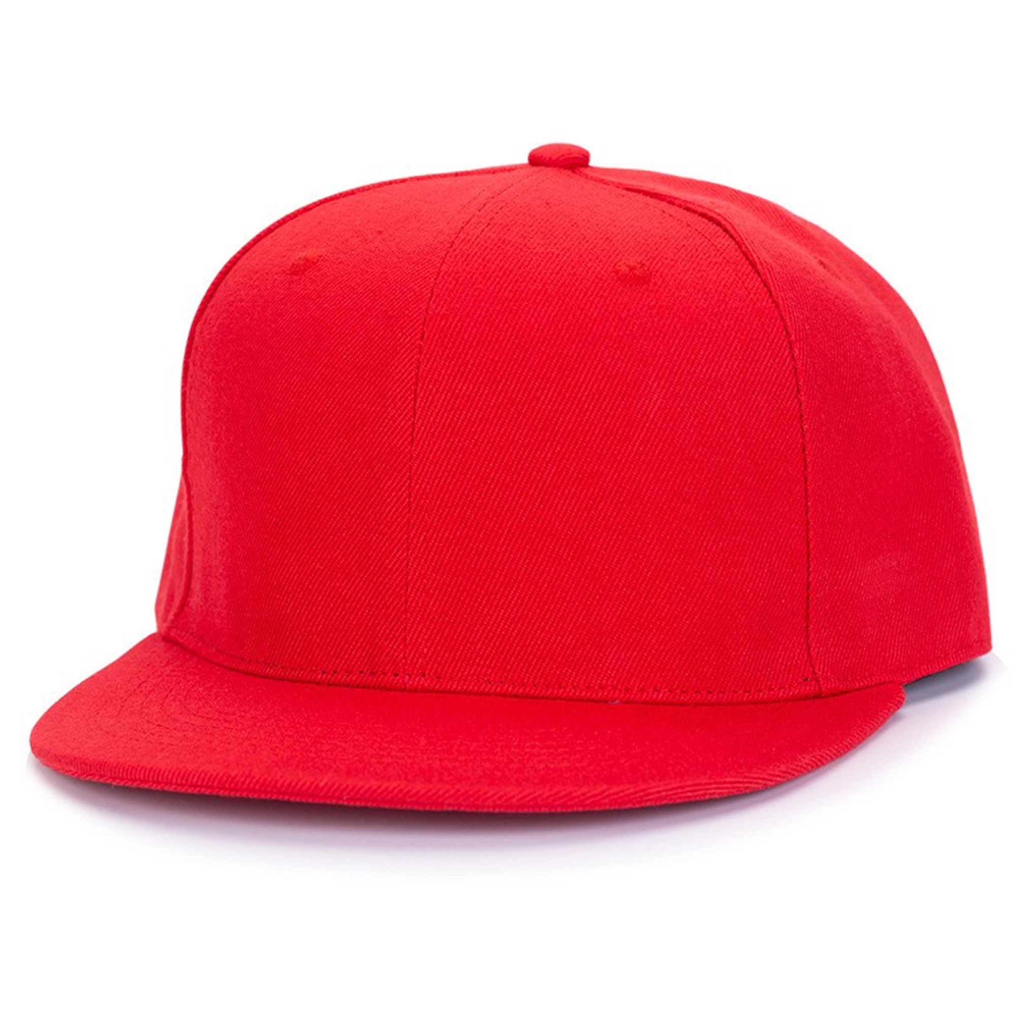 Adult Structured Flat Visor Snapback Cap 2