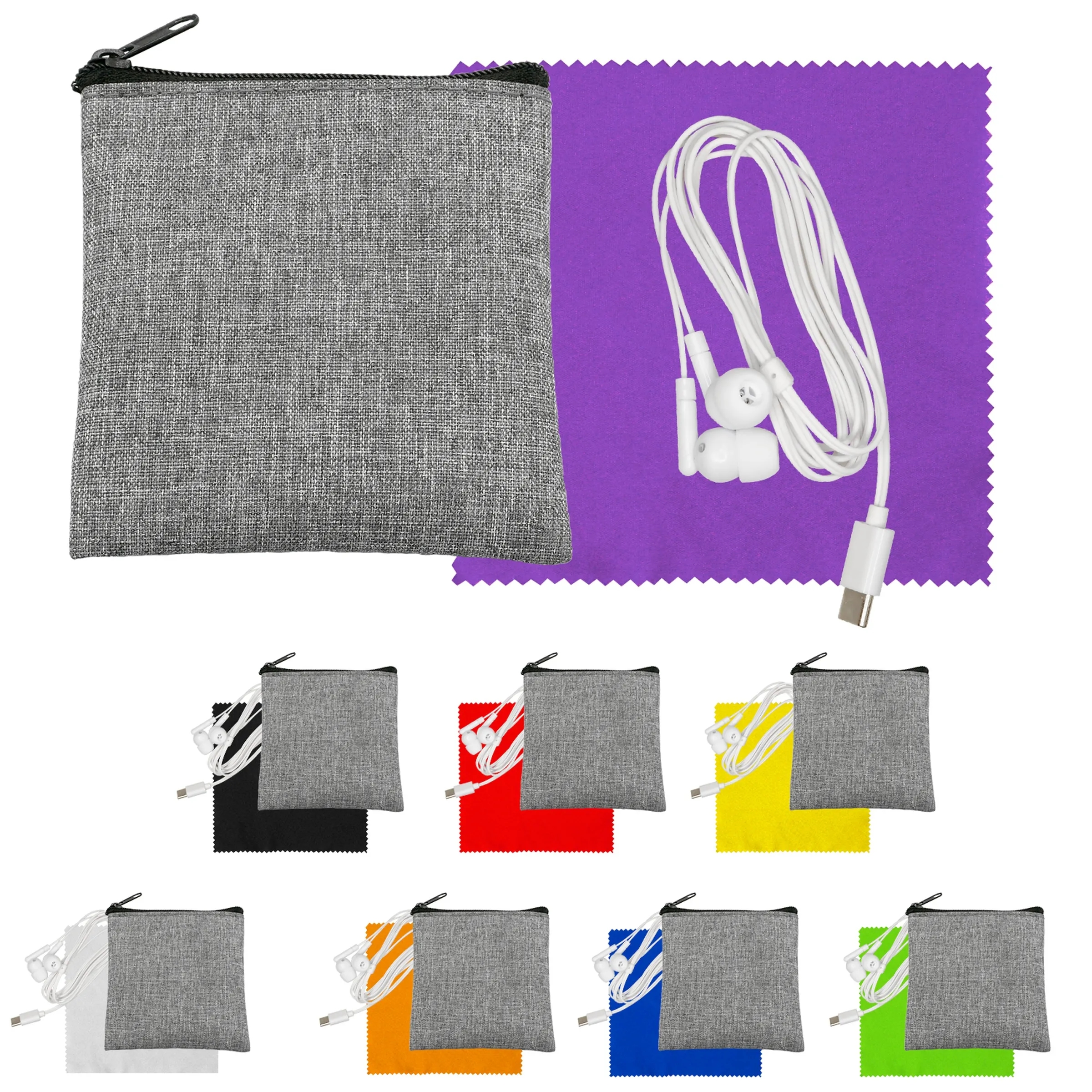 Recycled Cloth & Type C Ear Buds 7