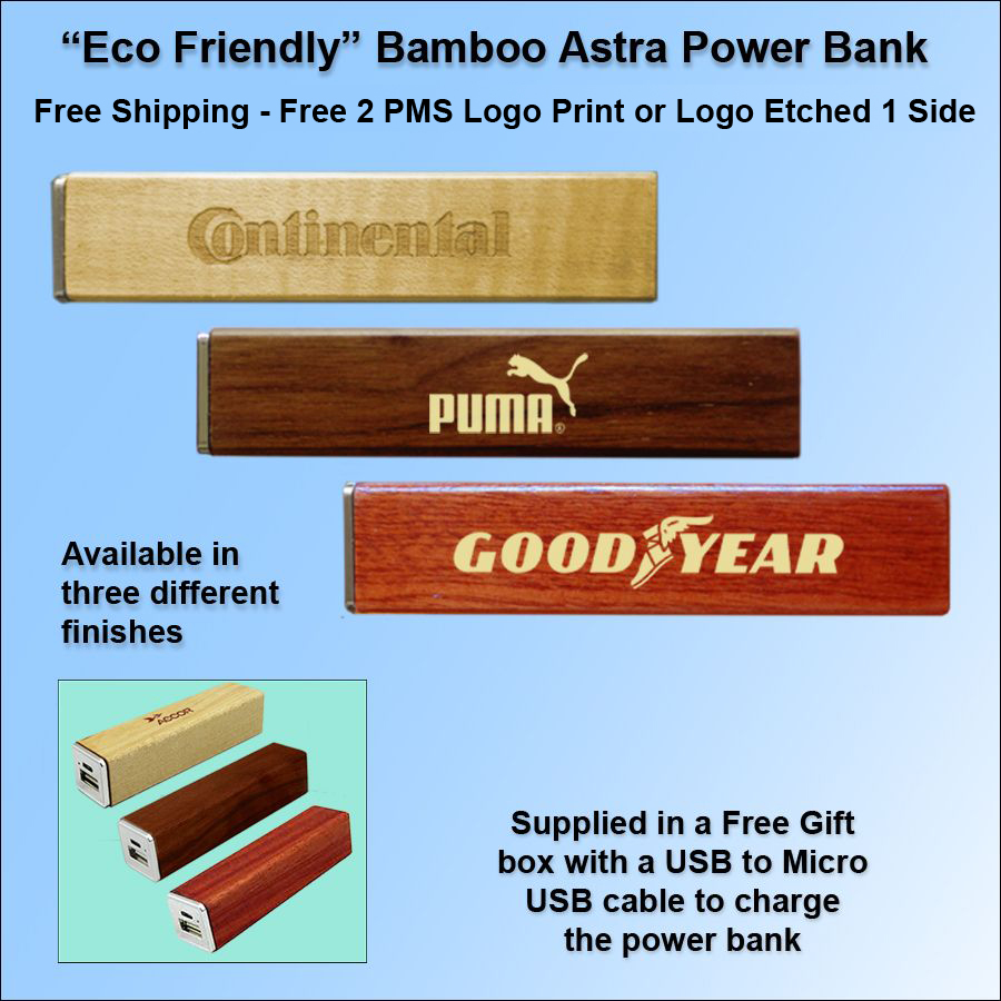Bamboo Astra Power Bank 2800 mAh