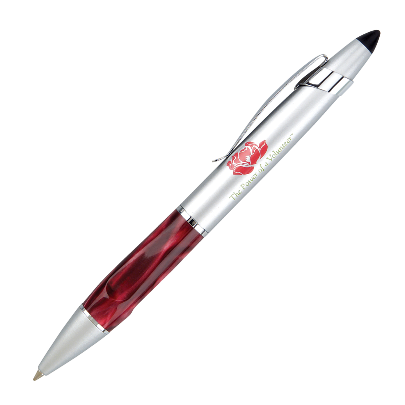 Media Twist Action Promotional Pens with Acrylic Resin 3
