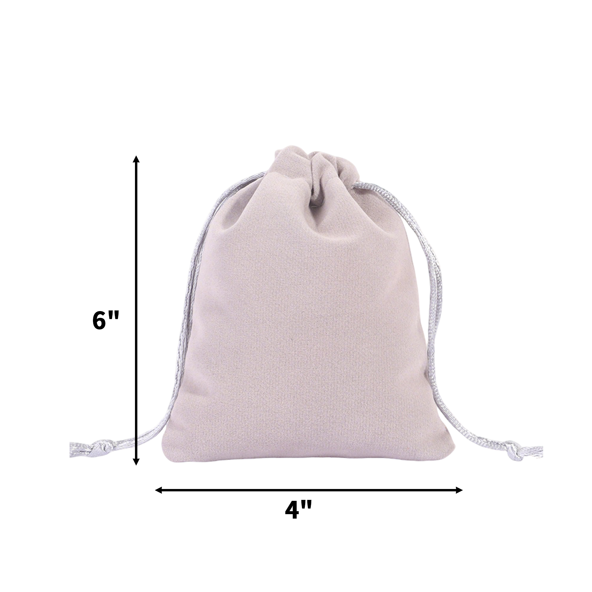 Velvet Gift Drawstring Pouch Dual Cord 7