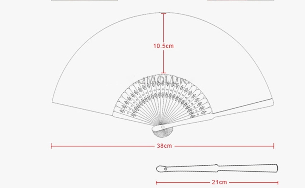 Customized Bamboo Folding Fan 2