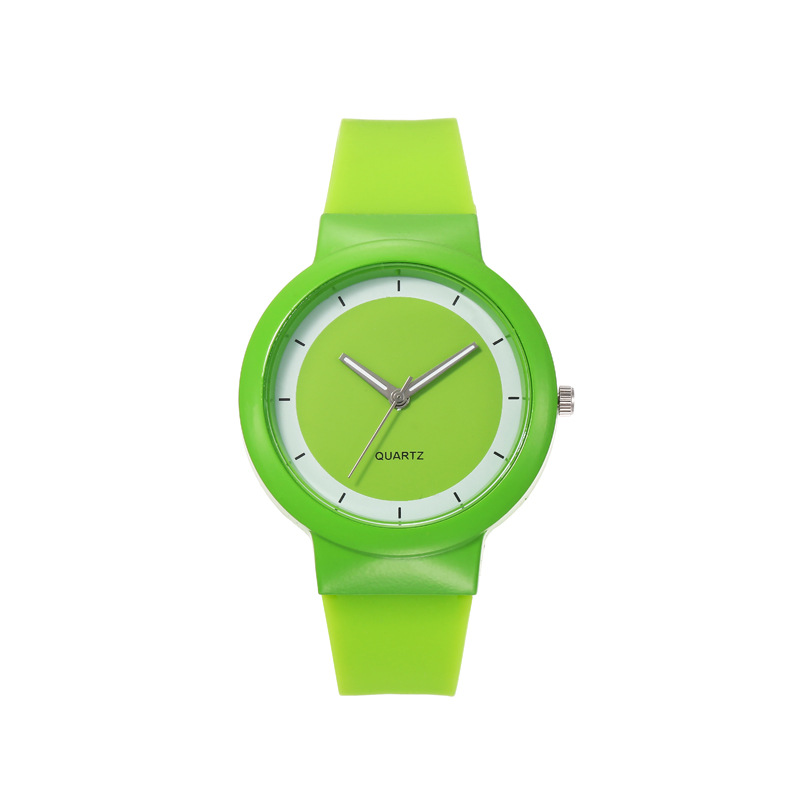 Silicone Jelly Watch Women'S Student Quartz Watch 7