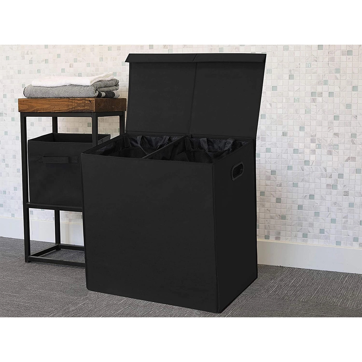Double Laundry Hamper 2