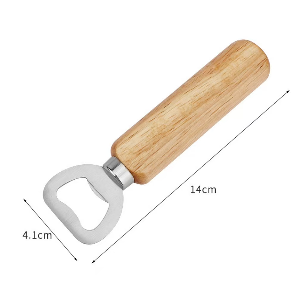 Ergonomic Wood Handle Opener 2