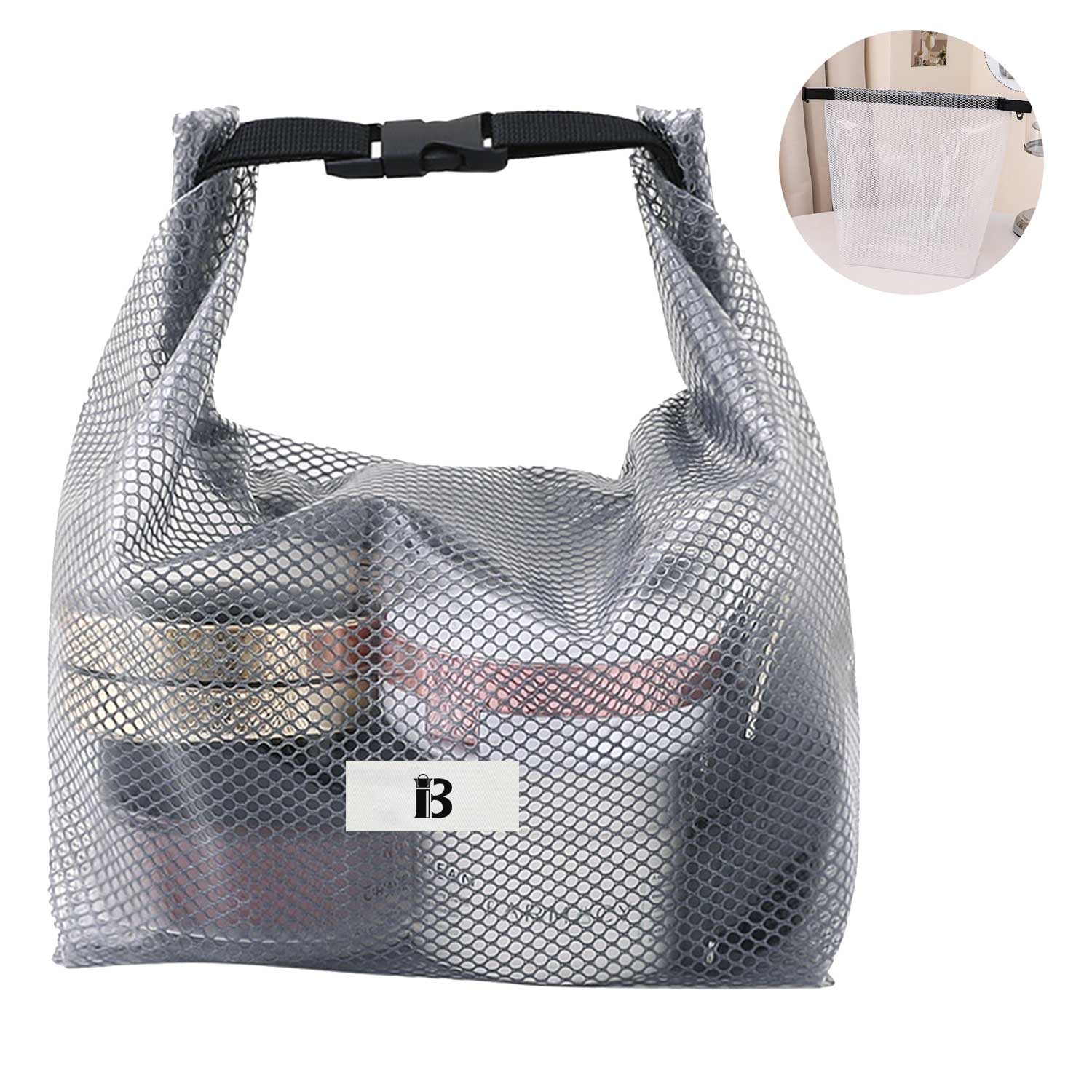 Large Transparent Mesh Tote Beach Bag 7