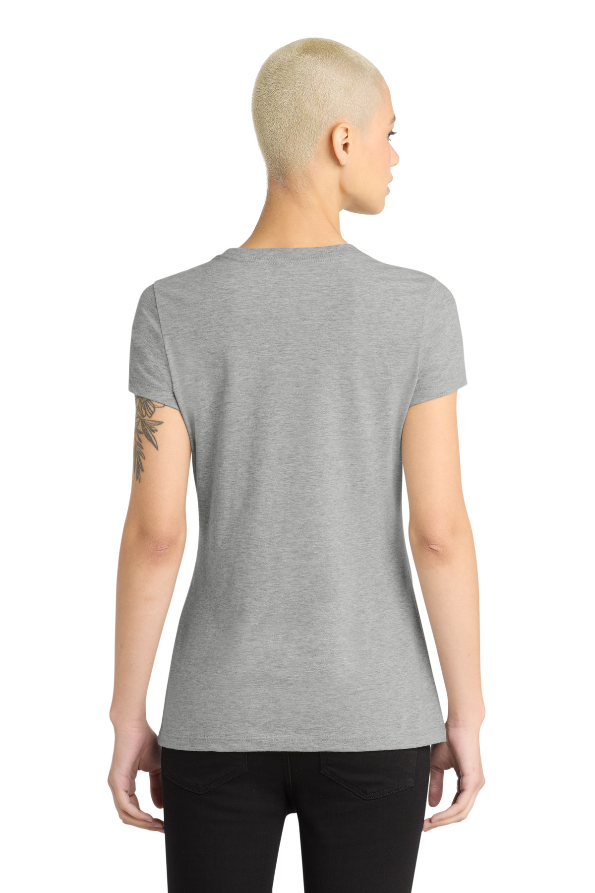 District Women's Perfect Blend CVC Tee. DM108L 50