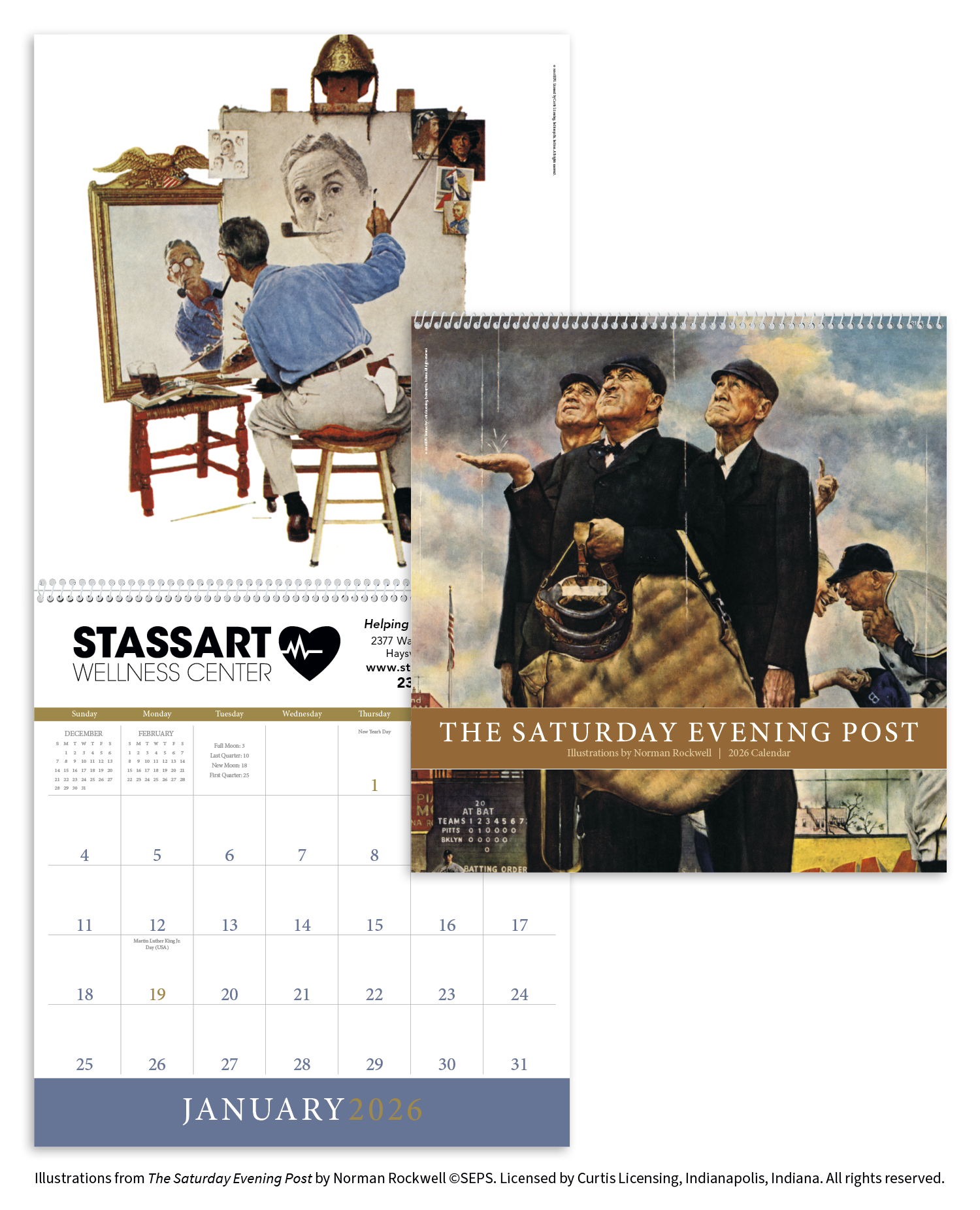 Triumph® Calendars The Saturday Evening Post Illustrations by Norman Rockwell Calendar 7