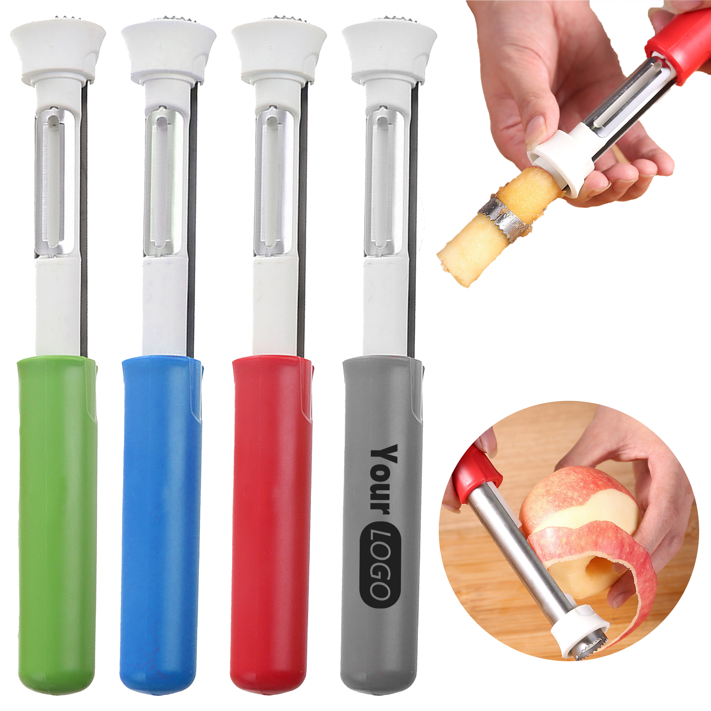 Stainless Steel Fruit Peeler And Core Remover 4