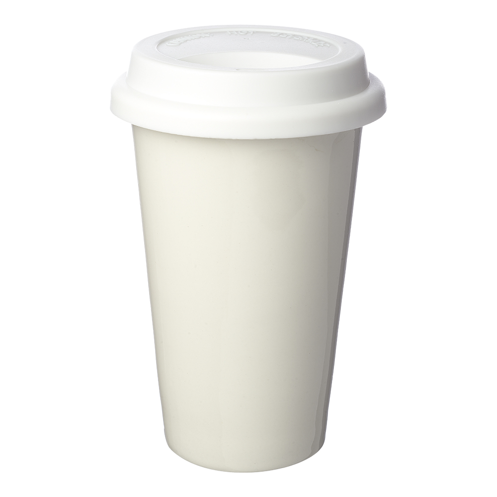 11 oz. Double Wall Ceramic Tumblers with Lid 13